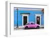 ¡Viva Mexico! Collection - VW Beetle Car - Blue & Hot Pink-Philippe Hugonnard-Framed Photographic Print