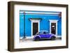 ¡Viva Mexico! Collection - VW Beetle Car - Blue & Purple-Philippe Hugonnard-Framed Photographic Print