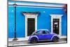 ¡Viva Mexico! Collection - VW Beetle Car - Blue & Purple-Philippe Hugonnard-Mounted Photographic Print