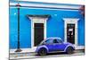 ¡Viva Mexico! Collection - VW Beetle Car - Blue & Purple-Philippe Hugonnard-Mounted Photographic Print