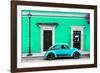 ¡Viva Mexico! Collection - VW Beetle Car - Coral Green & Skyblue-Philippe Hugonnard-Framed Photographic Print