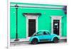 ¡Viva Mexico! Collection - VW Beetle Car - Coral Green & Skyblue-Philippe Hugonnard-Framed Photographic Print