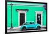 ¡Viva Mexico! Collection - VW Beetle Car - Coral Green & Skyblue-Philippe Hugonnard-Framed Photographic Print