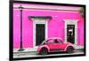 ¡Viva Mexico! Collection - VW Beetle Car - Deep & Hot Pink-Philippe Hugonnard-Framed Photographic Print