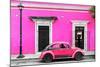 ¡Viva Mexico! Collection - VW Beetle Car - Deep & Hot Pink-Philippe Hugonnard-Mounted Photographic Print