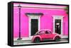 ¡Viva Mexico! Collection - VW Beetle Car - Deep & Hot Pink-Philippe Hugonnard-Framed Stretched Canvas