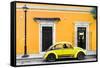 ¡Viva Mexico! Collection - VW Beetle Car - Gold & Yellow-Philippe Hugonnard-Framed Stretched Canvas