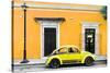 ¡Viva Mexico! Collection - VW Beetle Car - Gold & Yellow-Philippe Hugonnard-Stretched Canvas