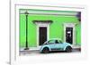 ¡Viva Mexico! Collection - VW Beetle Car - Lime Green & Powder Blue-Philippe Hugonnard-Framed Photographic Print