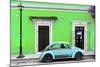¡Viva Mexico! Collection - VW Beetle Car - Lime Green & Powder Blue-Philippe Hugonnard-Mounted Photographic Print