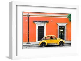 ¡Viva Mexico! Collection - VW Beetle Car - Orange & Gold-Philippe Hugonnard-Framed Photographic Print