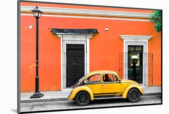 ¡Viva Mexico! Collection - VW Beetle Car - Orange & Gold-Philippe Hugonnard-Mounted Photographic Print
