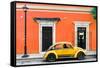 ¡Viva Mexico! Collection - VW Beetle Car - Orange & Gold-Philippe Hugonnard-Framed Stretched Canvas