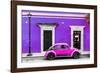 ¡Viva Mexico! Collection - VW Beetle Car - Purple & Deep Pink-Philippe Hugonnard-Framed Photographic Print