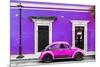 ¡Viva Mexico! Collection - VW Beetle Car - Purple & Deep Pink-Philippe Hugonnard-Mounted Photographic Print