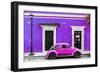 ¡Viva Mexico! Collection - VW Beetle Car - Purple & Deep Pink-Philippe Hugonnard-Framed Photographic Print