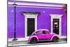 ¡Viva Mexico! Collection - VW Beetle Car - Purple & Deep Pink-Philippe Hugonnard-Mounted Photographic Print