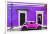 ¡Viva Mexico! Collection - VW Beetle Car - Purple & Deep Pink-Philippe Hugonnard-Framed Photographic Print