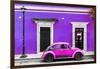 ¡Viva Mexico! Collection - VW Beetle Car - Purple & Deep Pink-Philippe Hugonnard-Framed Photographic Print