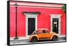 ¡Viva Mexico! Collection - VW Beetle Car - Red & Orange-Philippe Hugonnard-Framed Stretched Canvas