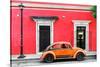 ¡Viva Mexico! Collection - VW Beetle Car - Red & Orange-Philippe Hugonnard-Stretched Canvas