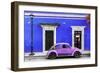 ¡Viva Mexico! Collection - VW Beetle Car - Royal Blue & Purple-Philippe Hugonnard-Framed Photographic Print