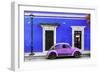 ¡Viva Mexico! Collection - VW Beetle Car - Royal Blue & Purple-Philippe Hugonnard-Framed Photographic Print