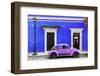 ¡Viva Mexico! Collection - VW Beetle Car - Royal Blue & Purple-Philippe Hugonnard-Framed Photographic Print