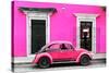 ¡Viva Mexico! Collection - VW Beetle - Deep & Hot Pink-Philippe Hugonnard-Stretched Canvas