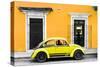 ¡Viva Mexico! Collection - VW Beetle - Gold & Yellow-Philippe Hugonnard-Stretched Canvas