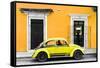 ¡Viva Mexico! Collection - VW Beetle - Gold & Yellow-Philippe Hugonnard-Framed Stretched Canvas