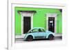 ¡Viva Mexico! Collection - VW Beetle - Lime Green & Powder Blue-Philippe Hugonnard-Framed Photographic Print