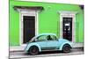 ¡Viva Mexico! Collection - VW Beetle - Lime Green & Powder Blue-Philippe Hugonnard-Mounted Photographic Print