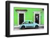 ¡Viva Mexico! Collection - VW Beetle - Lime Green & Powder Blue-Philippe Hugonnard-Framed Photographic Print