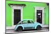 ¡Viva Mexico! Collection - VW Beetle - Lime Green & Powder Blue-Philippe Hugonnard-Mounted Photographic Print