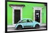 ¡Viva Mexico! Collection - VW Beetle - Lime Green & Powder Blue-Philippe Hugonnard-Framed Photographic Print