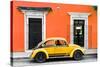 ¡Viva Mexico! Collection - VW Beetle - Orange & Gold-Philippe Hugonnard-Stretched Canvas