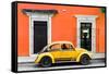 ¡Viva Mexico! Collection - VW Beetle - Orange & Gold-Philippe Hugonnard-Framed Stretched Canvas