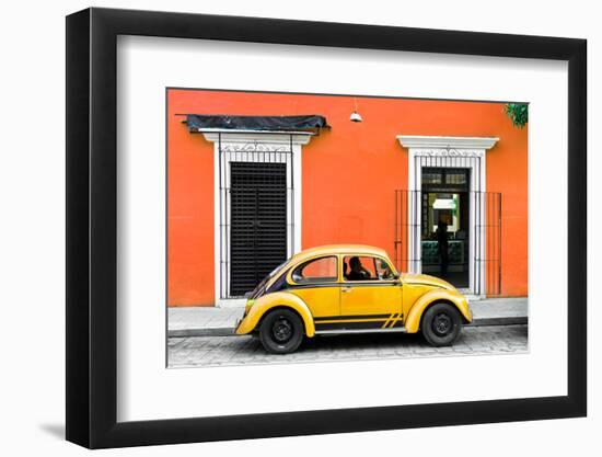 ¡Viva Mexico! Collection - VW Beetle - Orange & Gold-Philippe Hugonnard-Framed Photographic Print