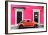 ¡Viva Mexico! Collection - VW Beetle - Pink & Red-Philippe Hugonnard-Framed Photographic Print