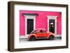 ¡Viva Mexico! Collection - VW Beetle - Pink & Red-Philippe Hugonnard-Framed Photographic Print