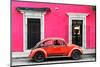 ¡Viva Mexico! Collection - VW Beetle - Pink & Red-Philippe Hugonnard-Mounted Photographic Print