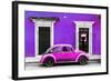 ¡Viva Mexico! Collection - VW Beetle - Purple & Deep Pink-Philippe Hugonnard-Framed Photographic Print