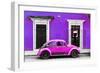 ¡Viva Mexico! Collection - VW Beetle - Purple & Deep Pink-Philippe Hugonnard-Framed Photographic Print