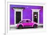 ¡Viva Mexico! Collection - VW Beetle - Purple & Deep Pink-Philippe Hugonnard-Framed Photographic Print