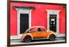 ¡Viva Mexico! Collection - VW Beetle - Red & Orange-Philippe Hugonnard-Framed Photographic Print