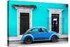 ¡Viva Mexico! Collection - VW Beetle - Turquoise & Blue-Philippe Hugonnard-Stretched Canvas