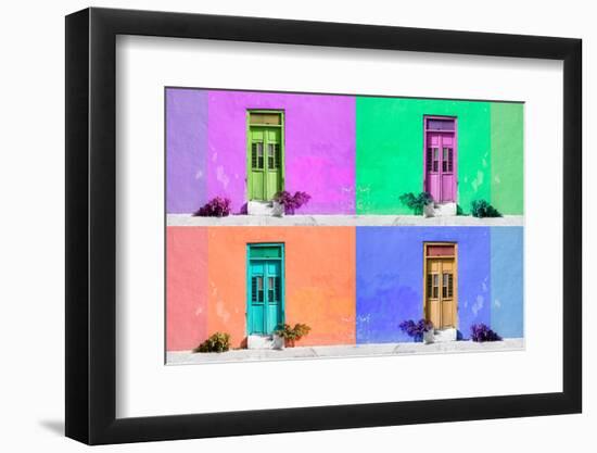 ¡Viva Mexico! Collection - Wall Color II - Campeche-Philippe Hugonnard-Framed Photographic Print