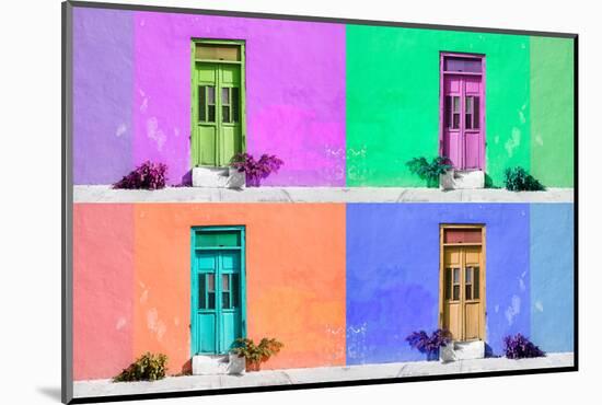 ¡Viva Mexico! Collection - Wall Color II - Campeche-Philippe Hugonnard-Mounted Photographic Print