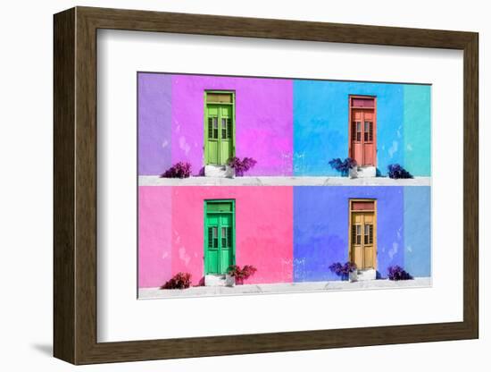 ¡Viva Mexico! Collection - Wall Color III - Campeche-Philippe Hugonnard-Framed Photographic Print